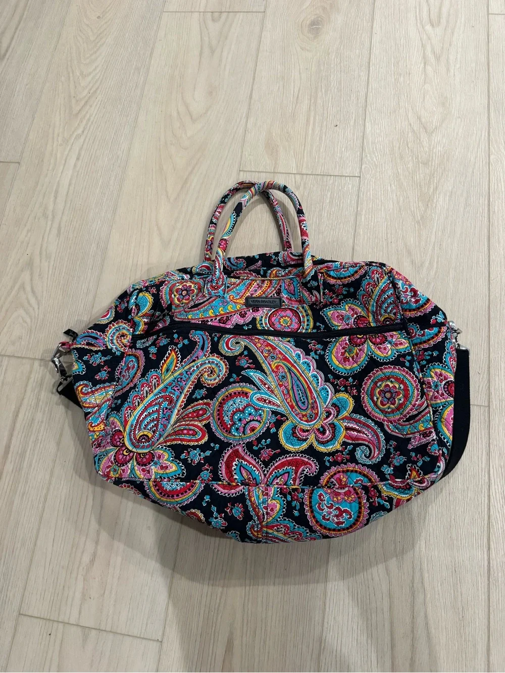 Vera Bradley Grand Traveler Parisian Paisley Quilted Travel Tote Bag